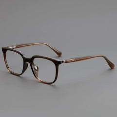 Humbert TR90 Vintage Eyeglass Frame Rectangle Frames Southood Tea Brown 