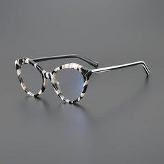 Intense Acetate Cat Eye Glasses Frame Cat Eye Frames Southood Black White 