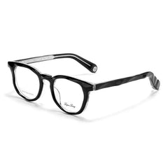 Isidore Vintage Acetate Eyeglasses Frame Round Frames Southood Black 