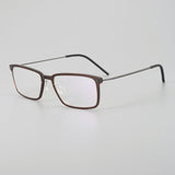 Ismail Ultra light Titanium Geometric Glasses Frame