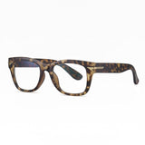 Jacob Vintage Oversized Glasses Frame Rectangle Frames Southood tea flower clear 