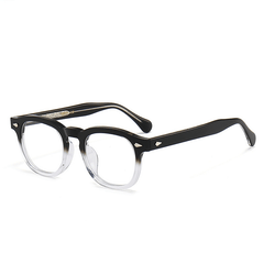 Jacqui Gradient Acetate Glasses Frame Rectangle Frames Southood Fading Black 