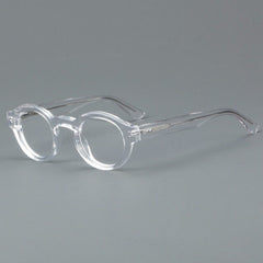 Jade Retro Round Acetate Optical Frame Round Frames Southood Clear 