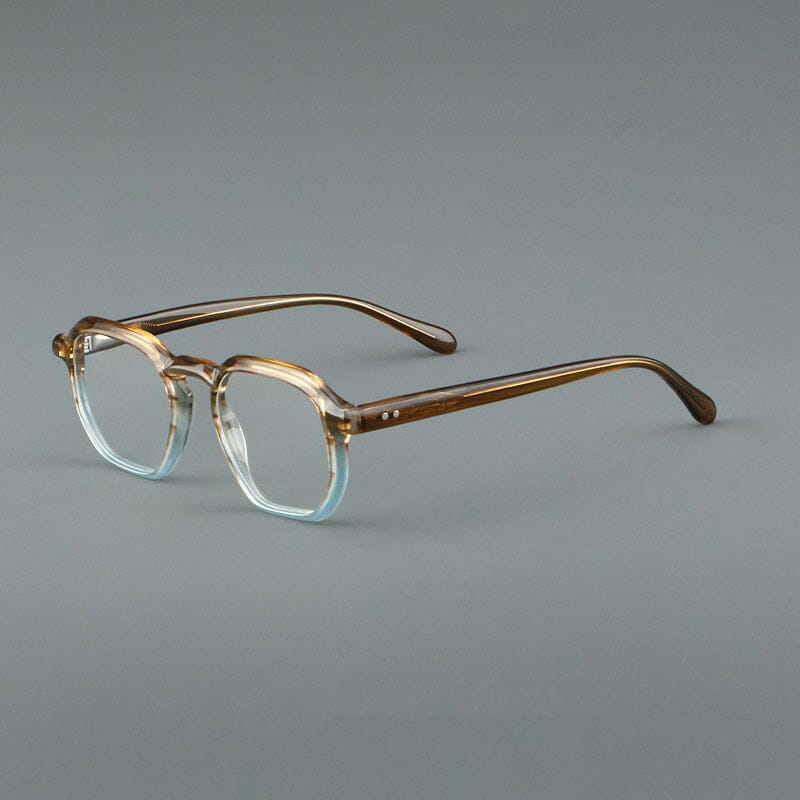 Jakub Vintage Acetate Glasses Frame Geometric Frames Southood Tea Blue 