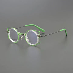 Jamal Colorful Titanium Glasses Frame Geometric Frames Southood Clear Green 