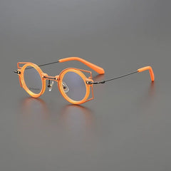 Jamal Colorful Titanium Glasses Frame Geometric Frames Southood Orange 