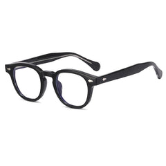 Jason Vintage Round Glasses Frame Round Frames Southood Black silver 