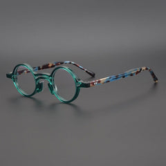 Jay Small Round Acetate Glasses Frame Round Frames Southood Green 