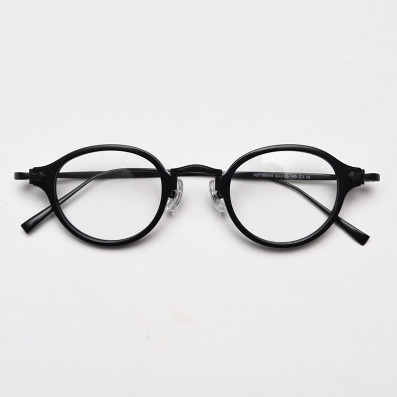 Jayme Vintage Oval Glasses Frame oval frame Southood Black 