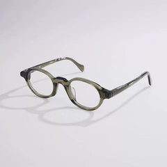 Jazz Retro Oval Glasses Frame Oval Frames Southood Brown Green 