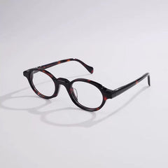 Jazz Retro Oval Glasses Frame Oval Frames Southood Leopard 