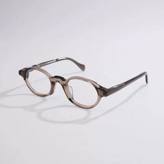 Jazz Retro Oval Glasses Frame Oval Frames Southood Light Tea 