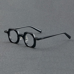Jed Retro Punk Acetate Optical Glasses Frame Geometric Frames Southood C1Black 