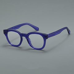 Jedi Vintage Acetate Glasses Frames Round Frames Southood Blue 