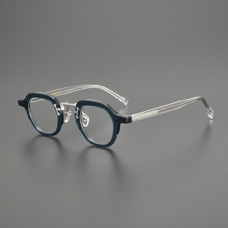 Jerome Vintage Acetate Glasses Frame Rectangle Frames Southood Blue 