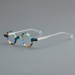 Jim Small Round Acetate Glasses Frame Round Frames Southood Flower 