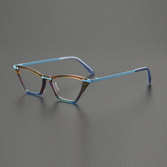 Jo Retro Acetate Eyeglasses Frame Cat Eye Frames Southood Blue 