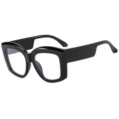 Jocelyn Oversized Unique Splicing Glasses Frame Geometric Frames Southood Black 