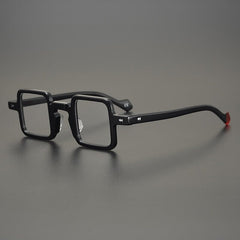 Jolina Retro Rectangle Glasses Frame Rectangle Frames Southood Black 