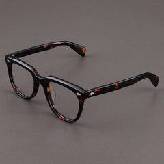 Jolina Retro Rectangle Glasses Frame Rectangle Frames Southood Leopard 