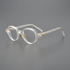 Jorrel Vintage Round Acetate Glasses Frame Round Frames Southood Clear 