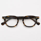 Jory High Quality Retro Acetate Optical Glasses Oval Frames Southood Stripe 