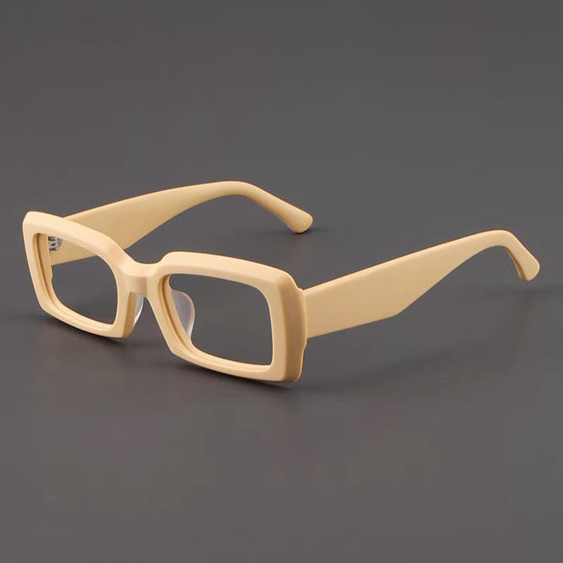 Joy Acetate Glasses Frame Rectangle Frames Southood Matte Yellow 