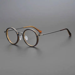 Jubilee Vintage Titanium Eyeglasses Frame Round Frames Southood TeaGun 