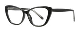Julia Vintage Cat Eye Glasses Frame Cat Eye Frames Southood C1 black clear 