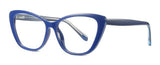 Julia Vintage Cat Eye Glasses Frame Cat Eye Frames Southood C4 blue clear 