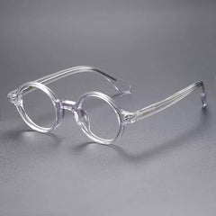 July Round Acetate Glasses Frame Round Frames Southood Clear Grey 