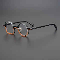 Kady Vintage Acetate Optical Glasses Frames Geometric Frames Southood Black 