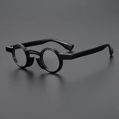 Kaeli Round Acetate Eyeglasses Frame Round Frames Southood Black 