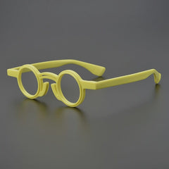 Kaeli Round Acetate Eyeglasses Frame Round Frames Southood Yellow 