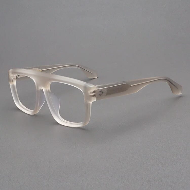 Kane Vintage Acetate Glasses Frame Aviator Frames Southood Matte Yellow 