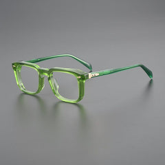 Keane Retro Rectangle Glasses Frame Rectangle Frames Southood Green 