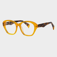Kershaw Vintage Acetate Glasses Frame Oval Frames Southood Clear Orange 