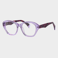 Kershaw Vintage Acetate Glasses Frame Oval Frames Southood Clear Purple 