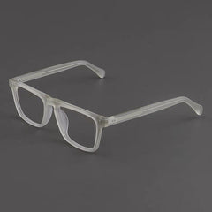 Kev Retro Acetate Optical Glasses Frame Rectangle Frames Southood Matte Yellow 