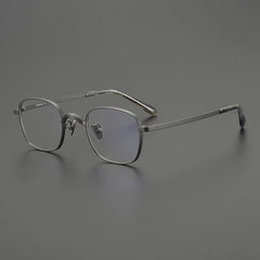 Kimura Titanium Handmade Glasses Frame Rectangle Frames Southood Gun 