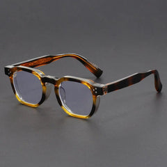 King Retro Polygon Glasses Frame Geometric Frames Southood Leopard 