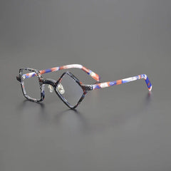 Kit Acetate Polygon Optical Glasses Frame Geometric Frames Southood Black Blue 