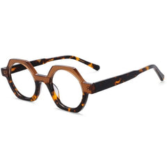Kit Acetate Polygon Optical Glasses Frame Geometric Frames Southood Tea 