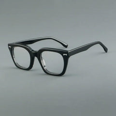 Kofe Vintage Acetate Glasses Frame Rectangle Frames Southood Black 