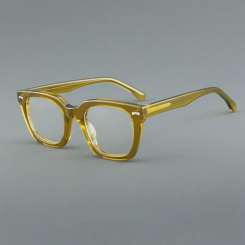 Kofe Vintage Acetate Glasses Frame Rectangle Frames Southood Tea 