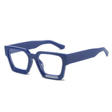 Krich Retro Glasses Frame Rectangle Frames Southood Blue 