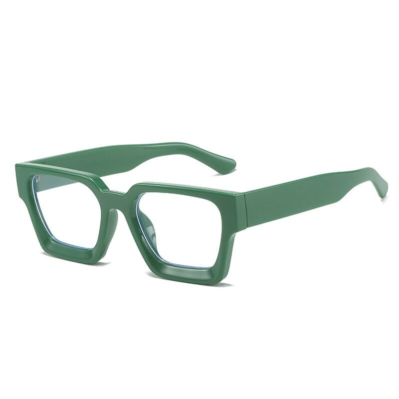 Krich Retro Glasses Frame Rectangle Frames Southood Green 