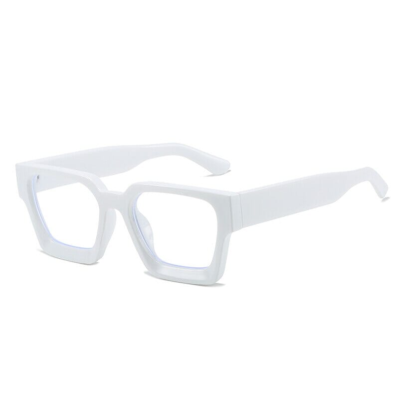 Krich Retro Glasses Frame Rectangle Frames Southood White 