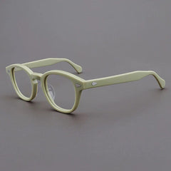 Kris Retro Acetate Glasses Frame Oval Frames Southood Light Green 