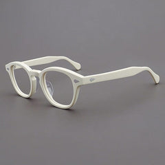 Kris Retro Acetate Glasses Frame Oval Frames Southood Off White 